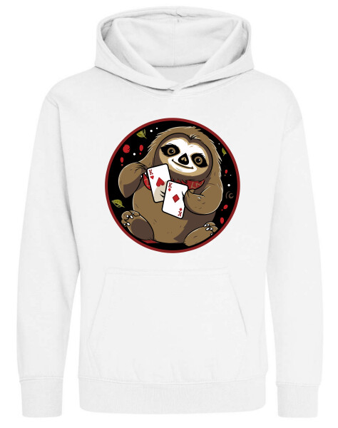 Kapucnis belebújós gyerek pulóver