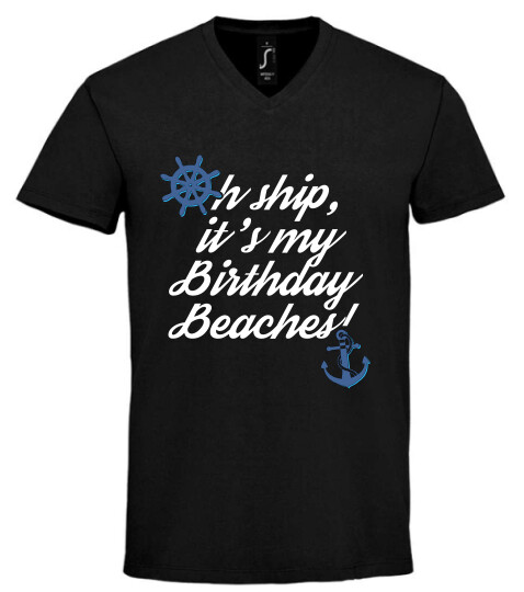 Unisex V nyakú póló