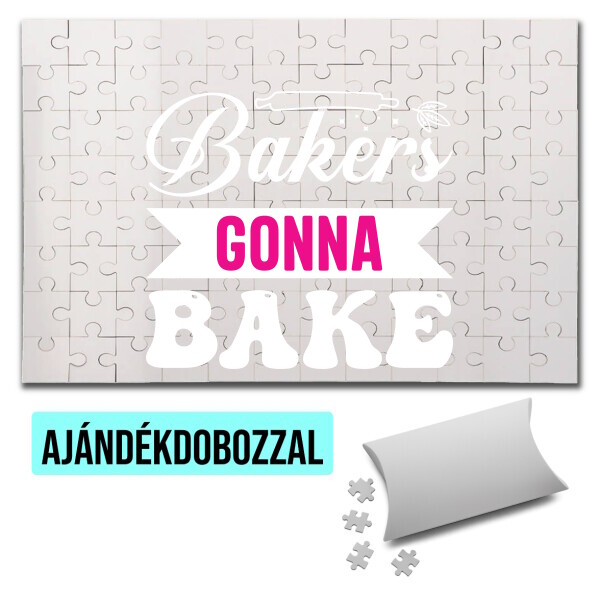 Puzzle - kirakó ajándékdobozzal