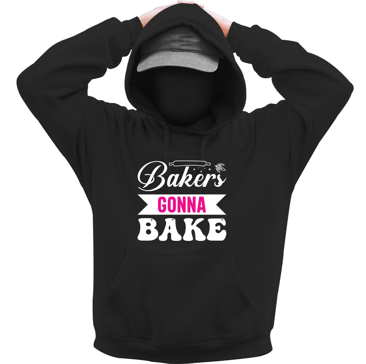 Kapucnis belebújós pulóver