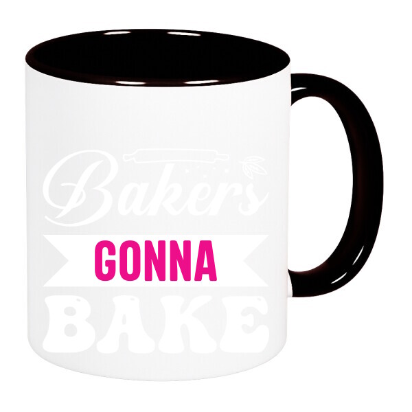 Színes fülű és belsejű bögre