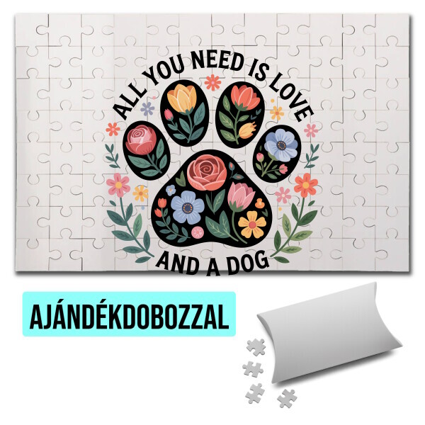 Puzzle - kirakó ajándékdobozzal