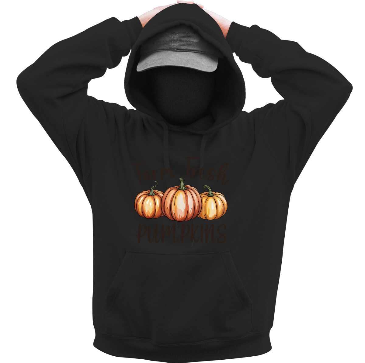 Kapucnis belebújós pulóver