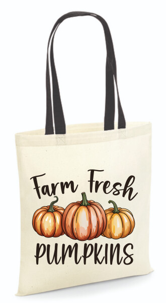 Vászontáska - színes fülű 