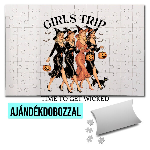 Puzzle - kirakó ajándékdobozzal