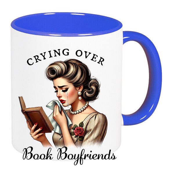 Színes fülű és belsejű bögre