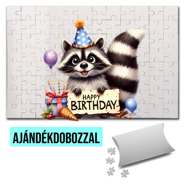 Puzzle - kirakó ajándékdobozzal