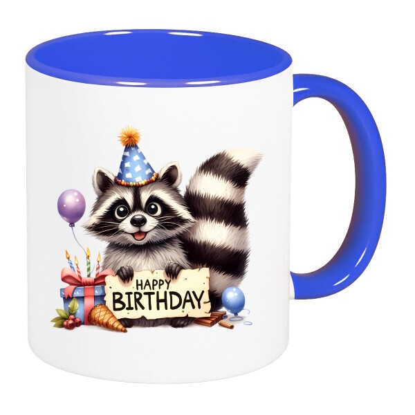 Színes fülű és belsejű bögre