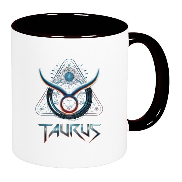 Színes fülű és belsejű bögre