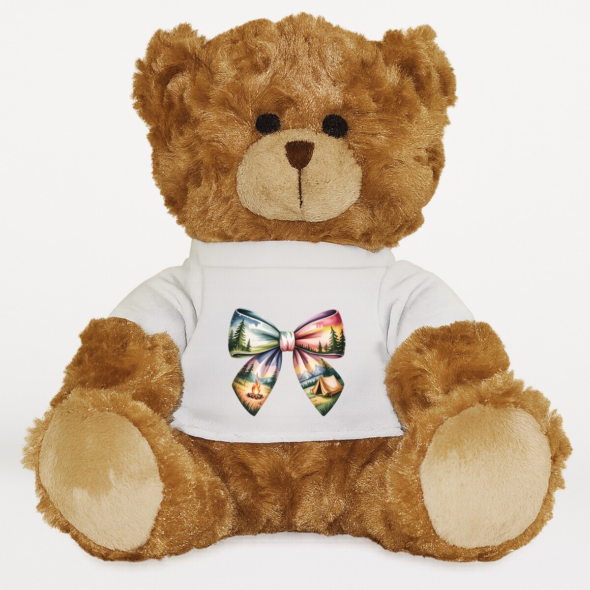 Plüssmaci egyedi pólóval