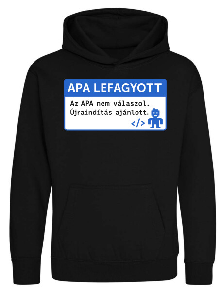 Kapucnis belebújós gyerek pulóver