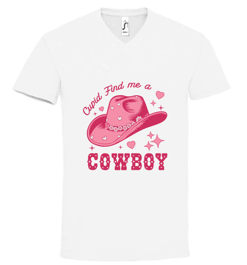 Unisex V nyakú póló