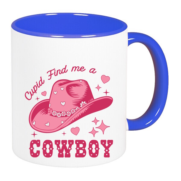 Színes fülű és belsejű bögre