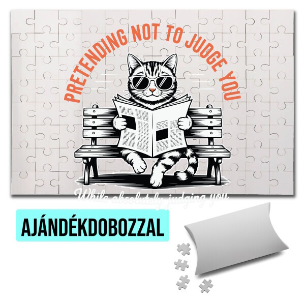 Puzzle - kirakó ajándékdobozzal