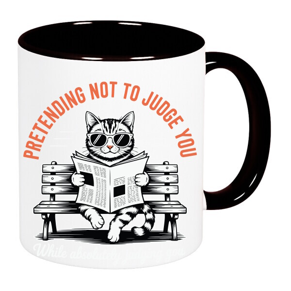 Színes fülű és belsejű bögre