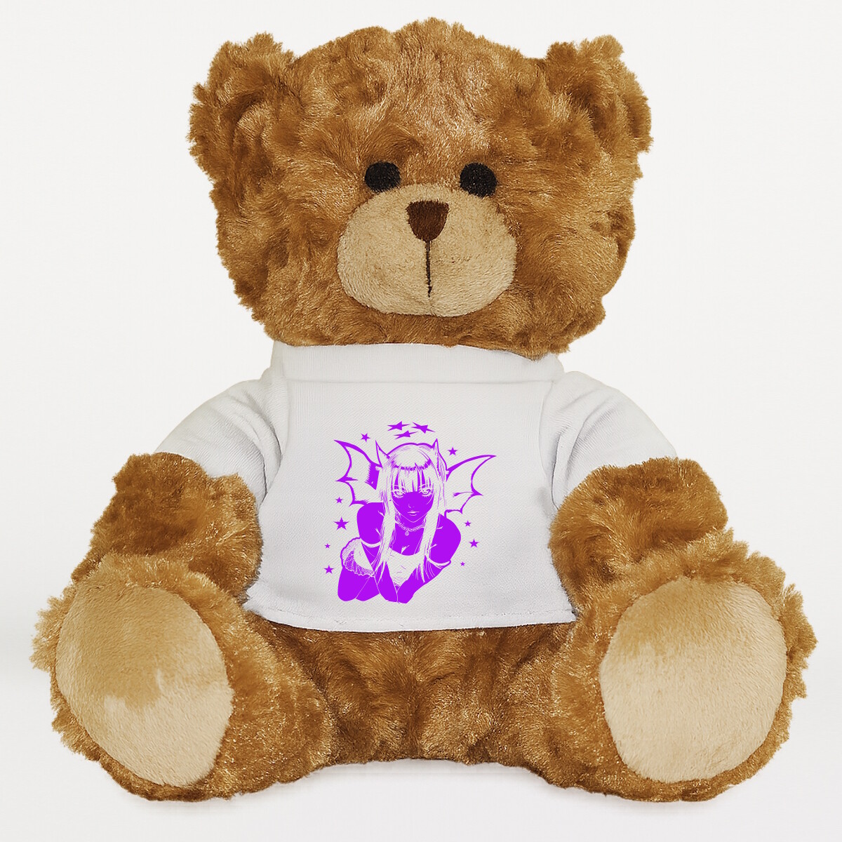 Plüssmaci egyedi pólóval