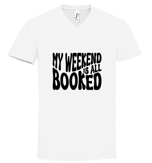 Unisex V nyakú póló