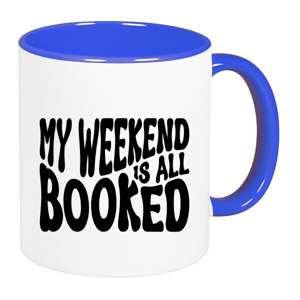 Színes fülű és belsejű bögre