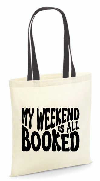 Vászontáska - színes fülű 