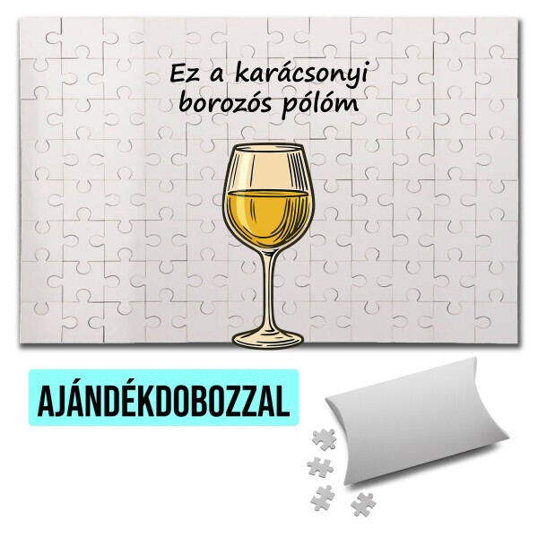 Puzzle - kirakó ajándékdobozzal