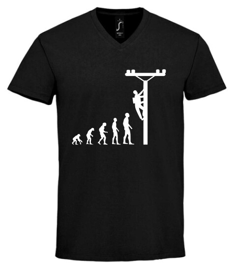 Unisex V nyakú póló