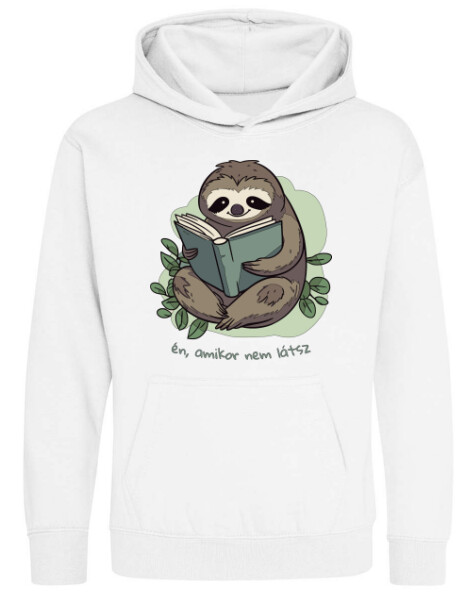 Kapucnis belebújós gyerek pulóver