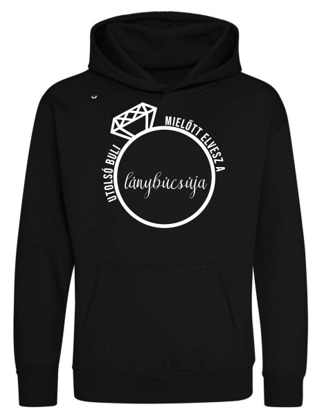 Kapucnis belebújós gyerek pulóver