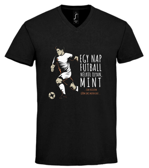 Unisex V nyakú póló