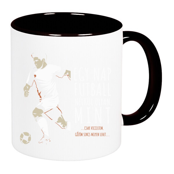 Színes fülű és belsejű bögre