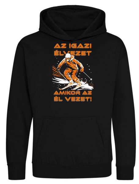 Kapucnis belebújós gyerek pulóver