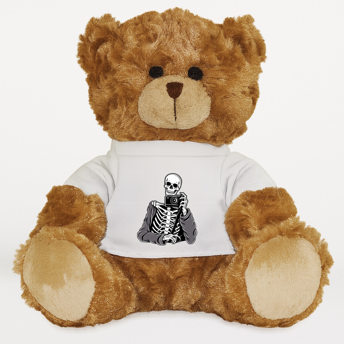 Plüssmaci egyedi pólóval