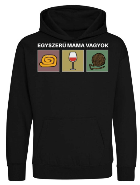 Kapucnis belebújós gyerek pulóver