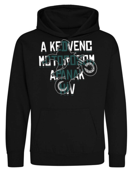 Kapucnis belebújós gyerek pulóver