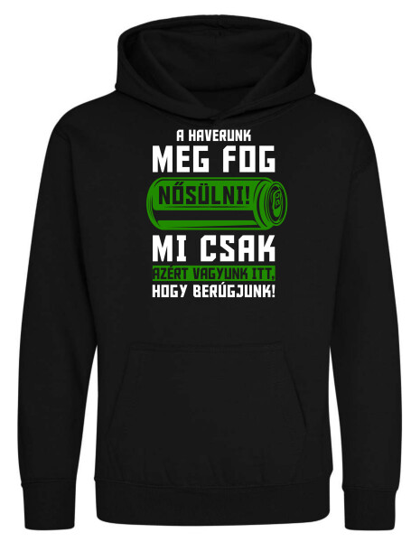 Kapucnis belebújós gyerek pulóver