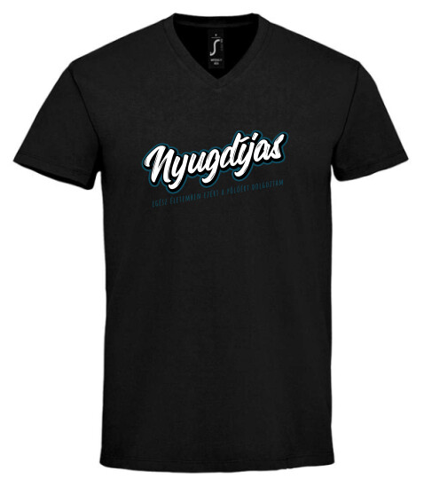 Unisex V nyakú póló