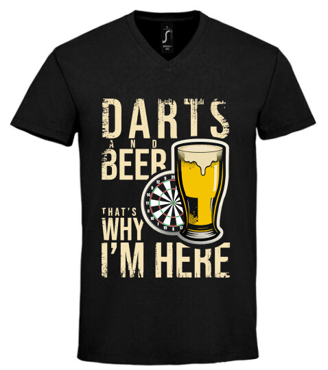 Unisex V nyakú póló