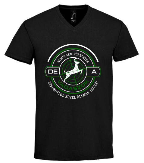 Unisex V nyakú póló