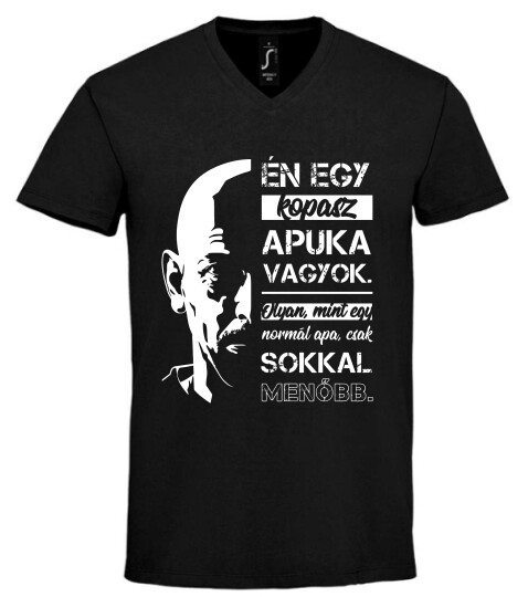 Unisex V nyakú póló