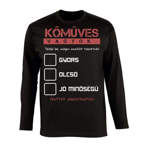 Hosszú ujjú póló