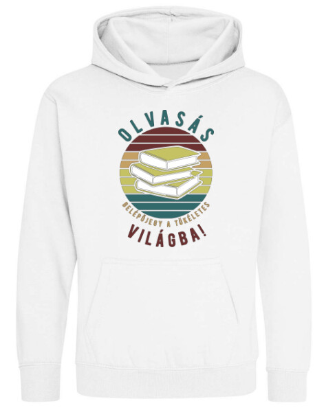 Kapucnis belebújós gyerek pulóver