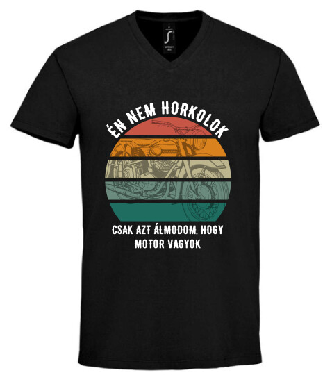 Unisex V nyakú póló