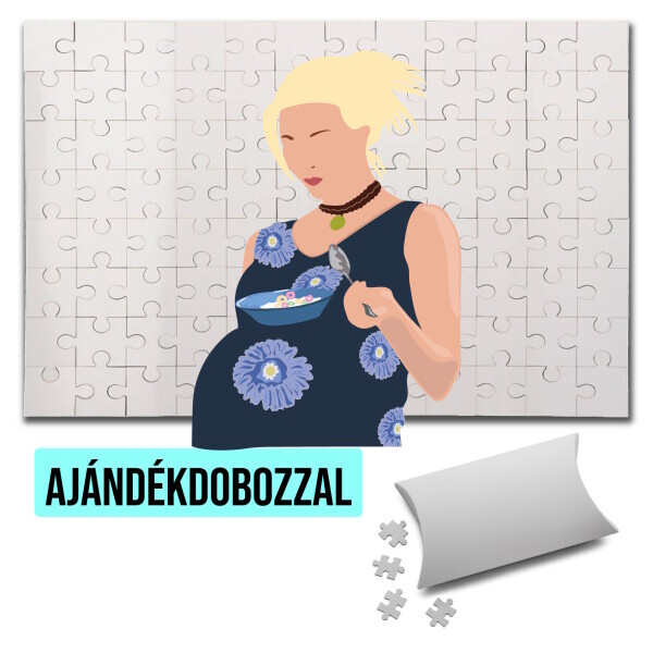 Puzzle - kirakó ajándékdobozzal