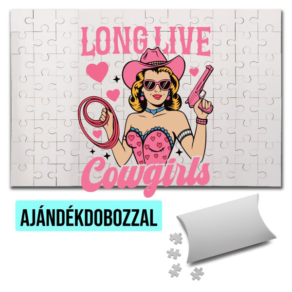 Puzzle - kirakó ajándékdobozzal