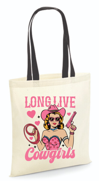 Vászontáska - színes fülű 