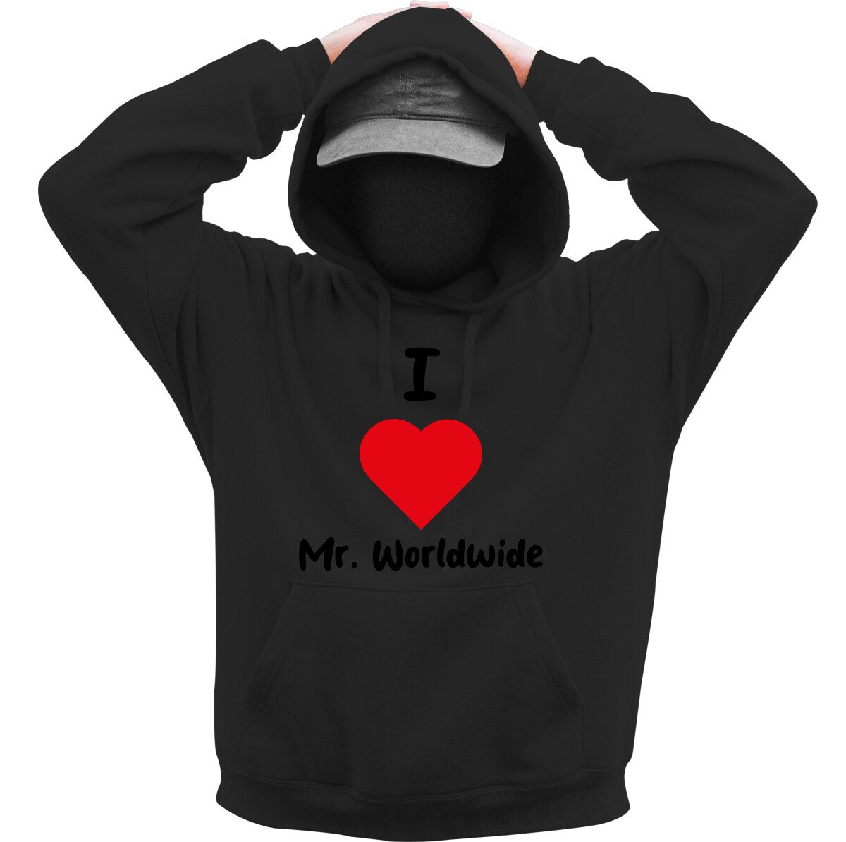 Kapucnis belebújós pulóver