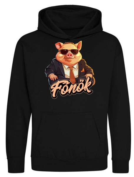 Kapucnis belebújós gyerek pulóver