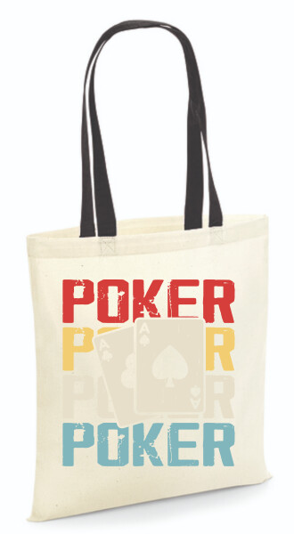 Vászontáska - színes fülű 