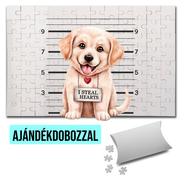 Puzzle - kirakó ajándékdobozzal