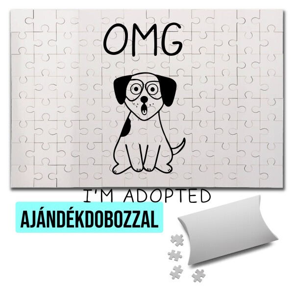 Puzzle - kirakó ajándékdobozzal