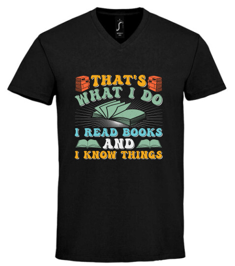 Unisex V nyakú póló